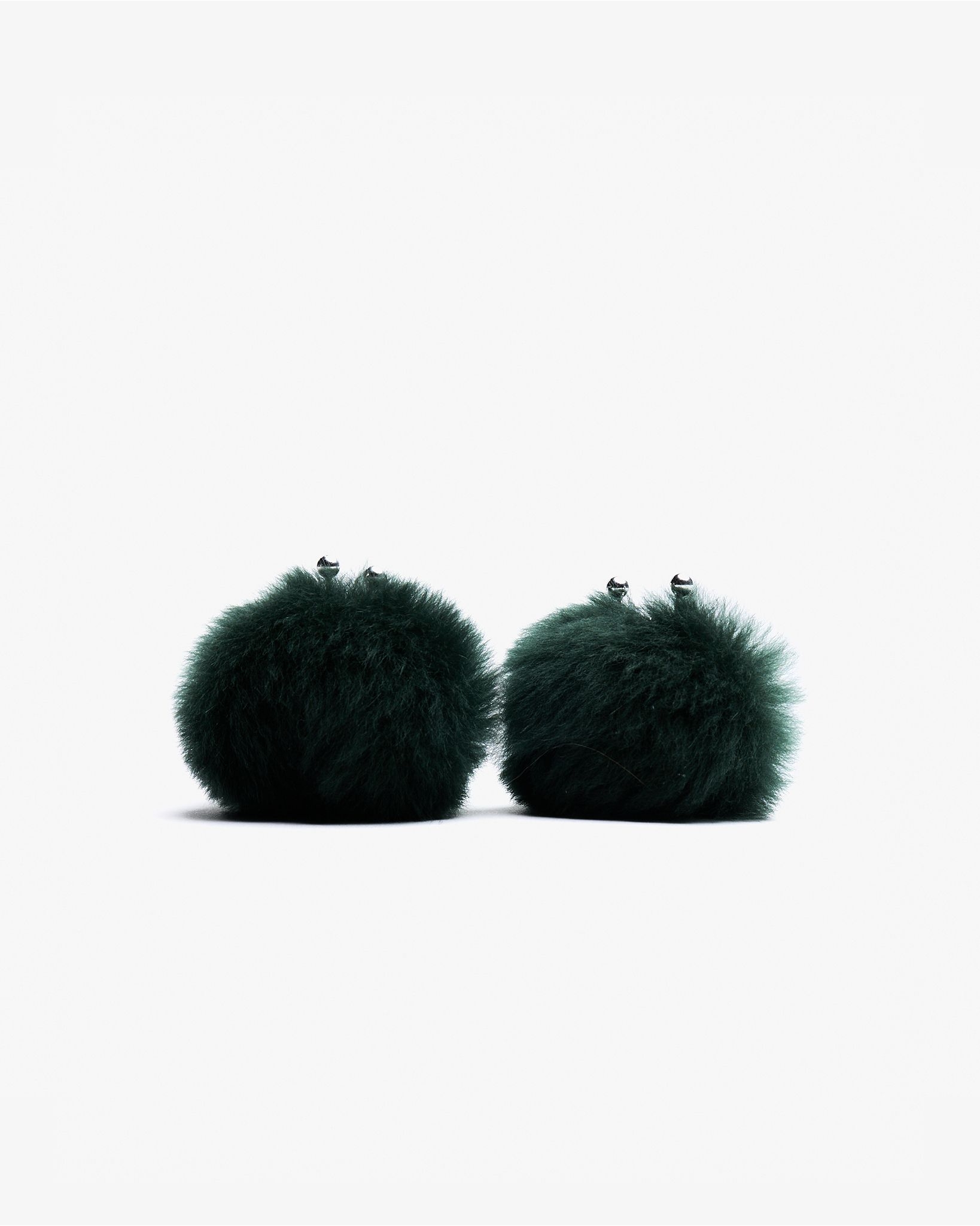 Motchiri Fluffy Lamb Fur Drop Earring