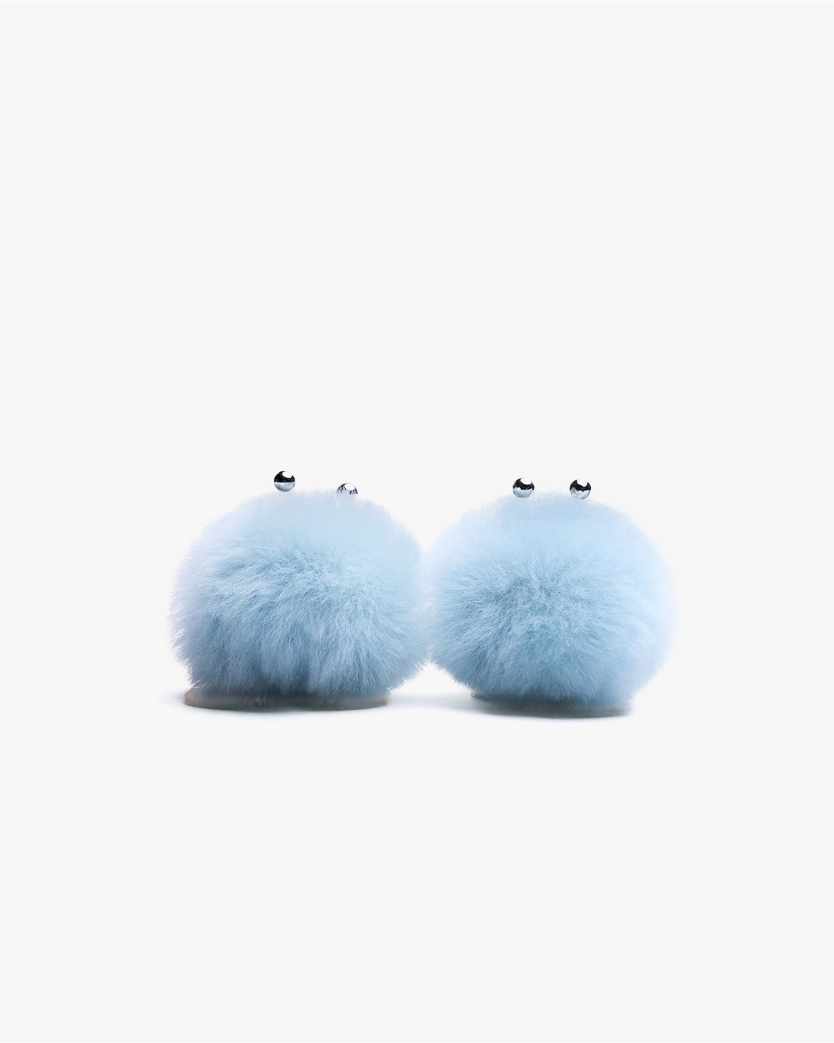 Motchiri Fluffy Lamb Fur Drop Earring