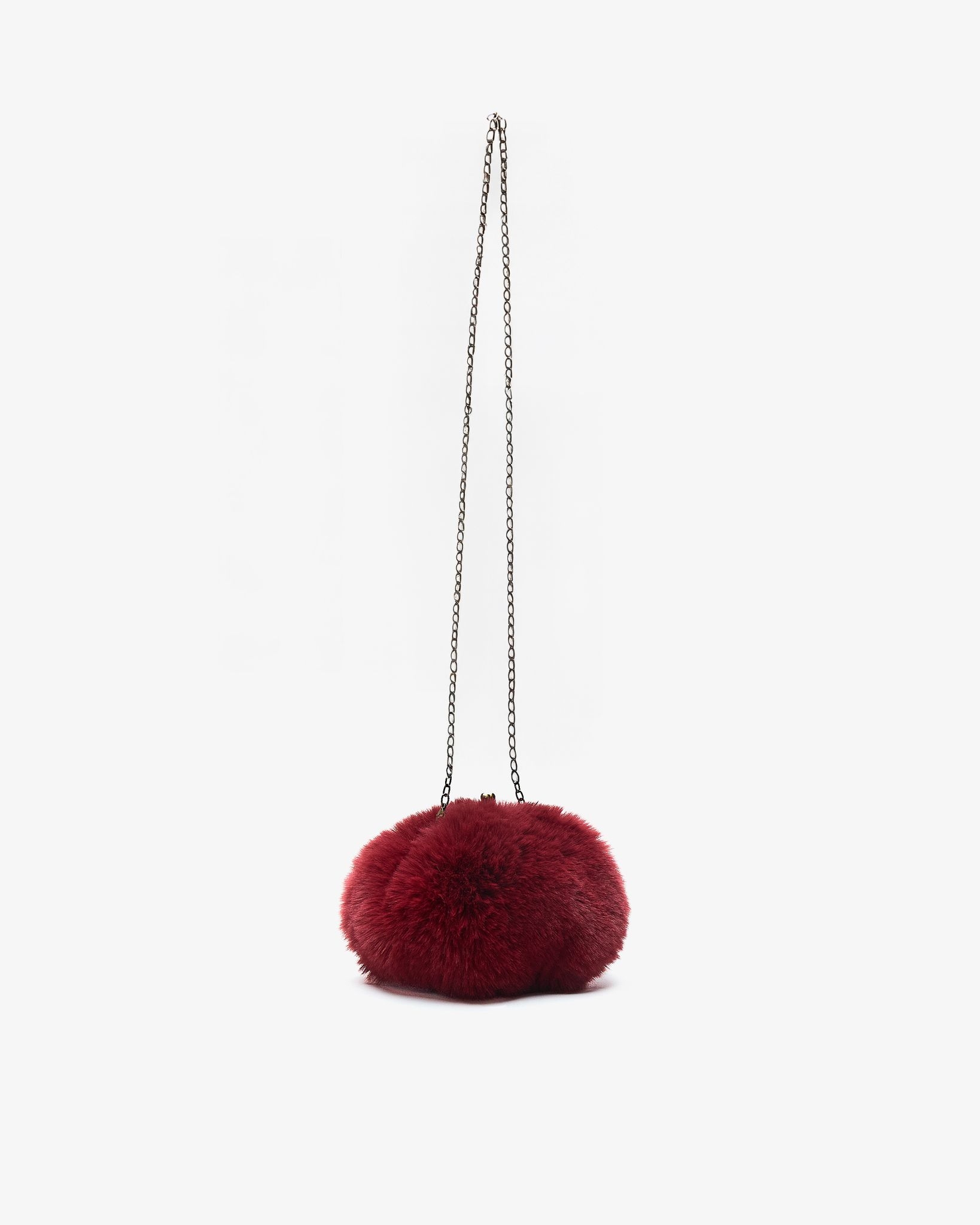 Motchiri Round Fluffy Mini Bag