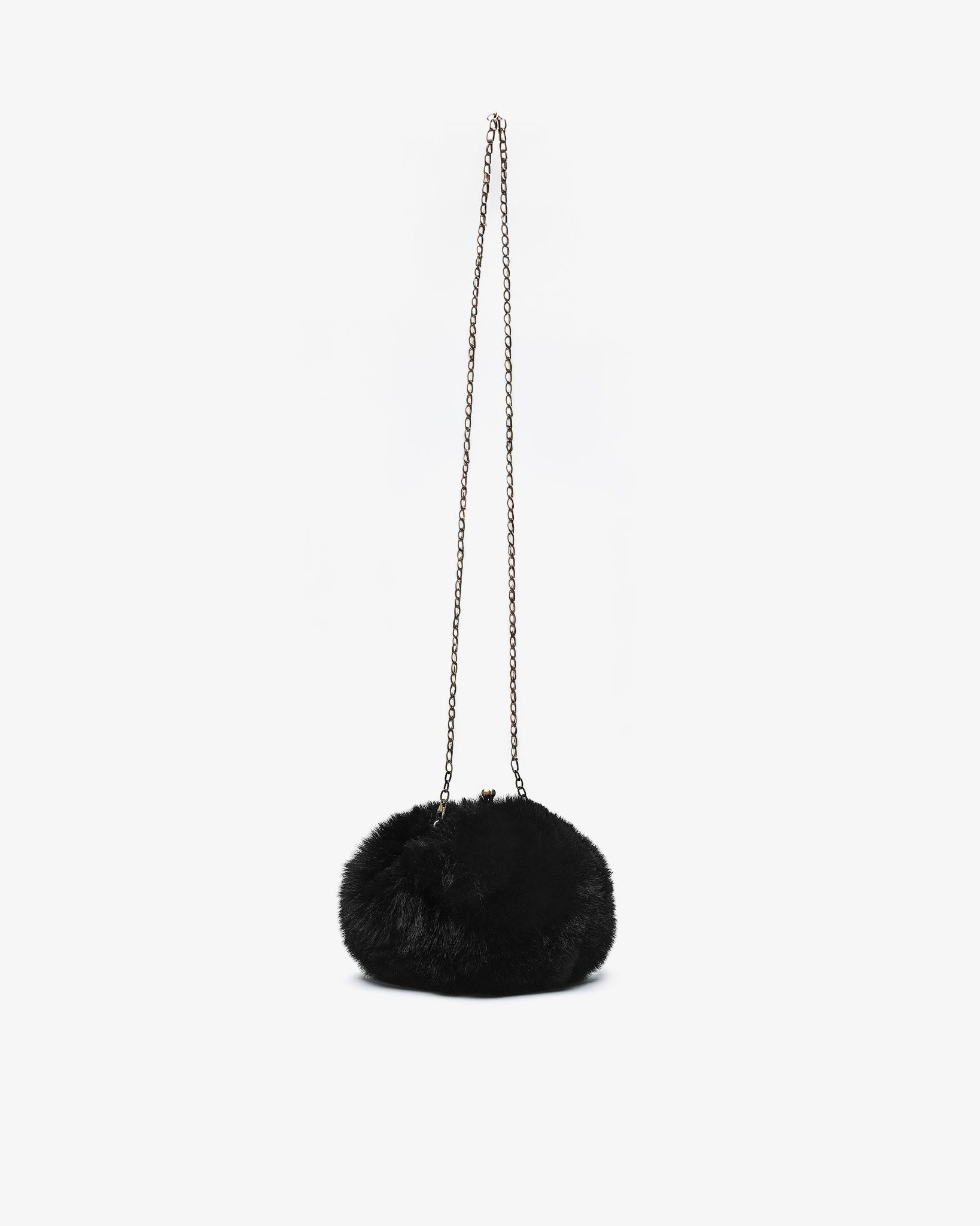 Motchiri Round Fluffy Mini Bag