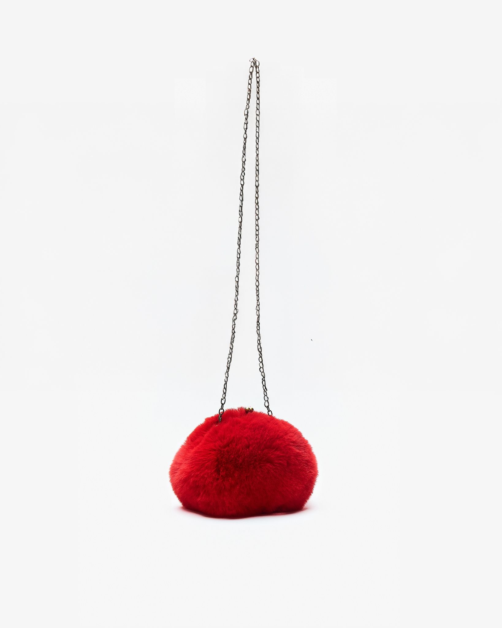 Motchiri Round Fluffy Mini Bag