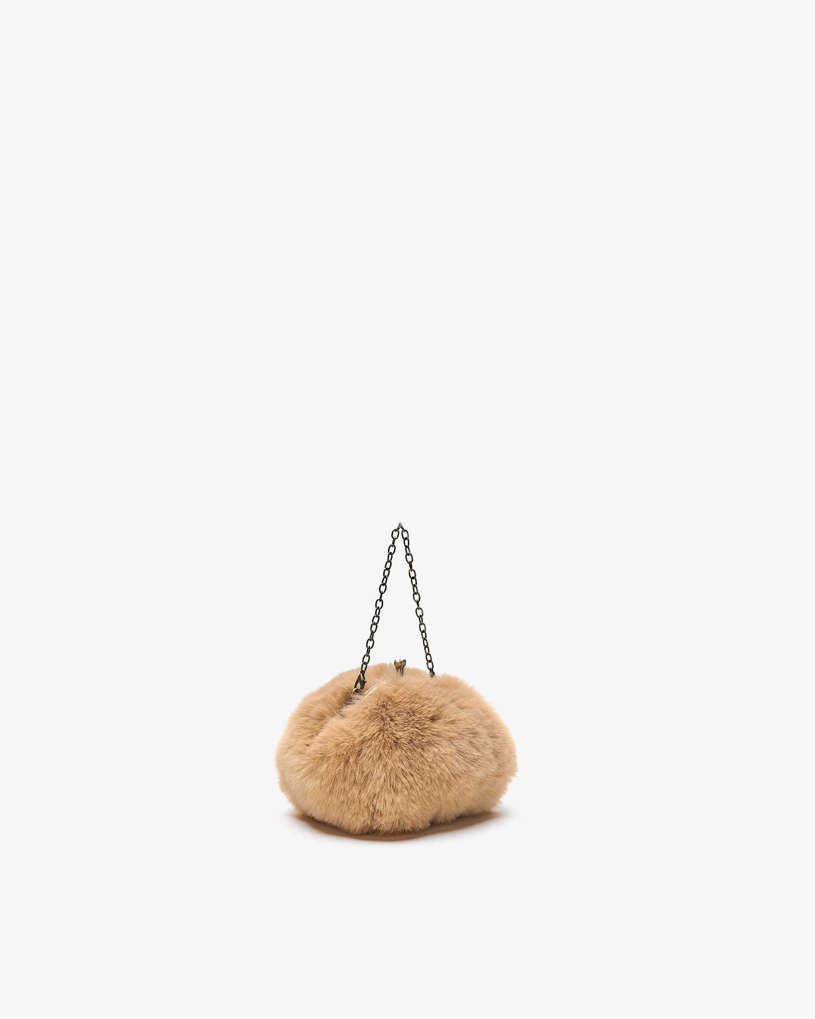 Motchiri Round Fluffy Mini Bag