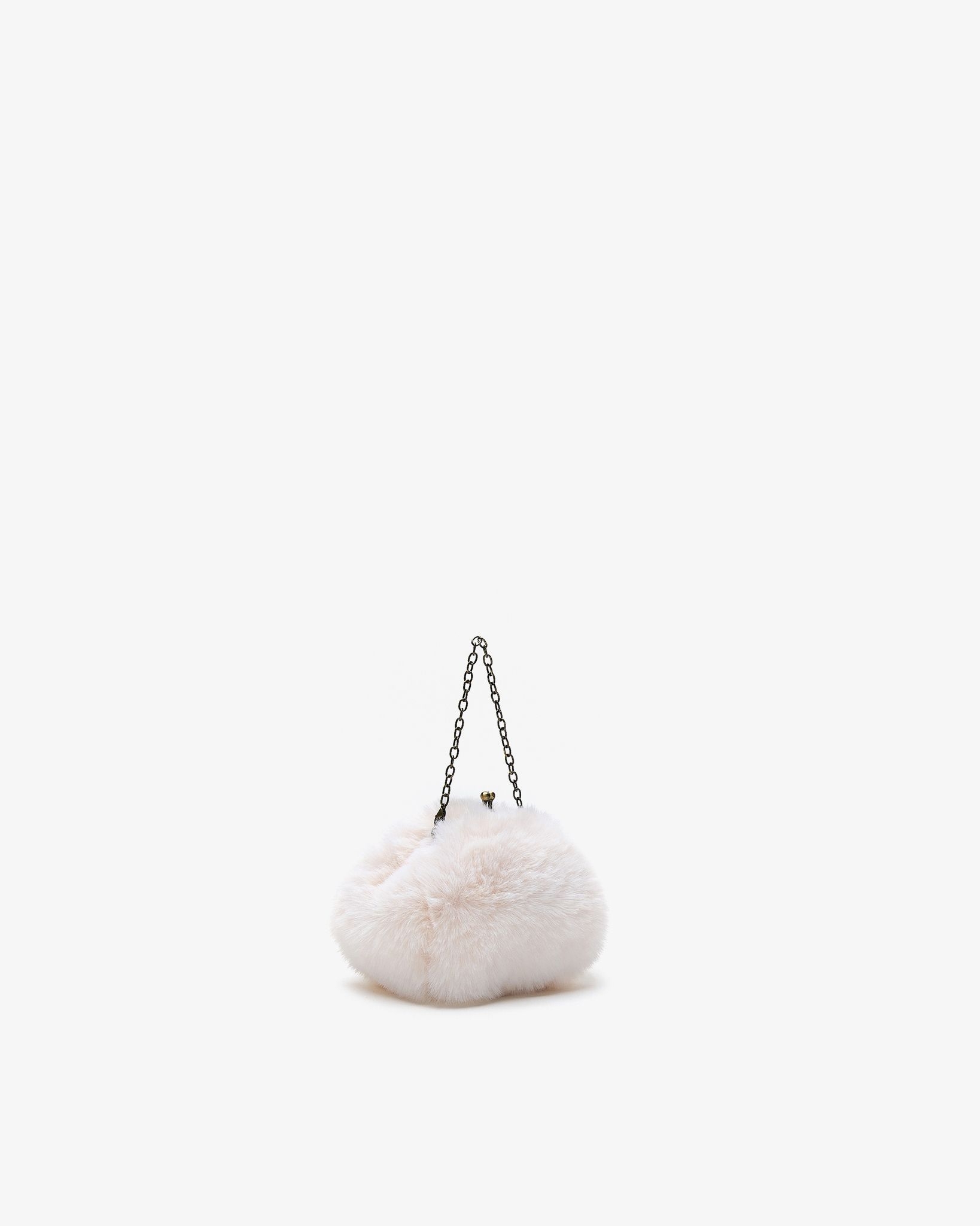 Motchiri Round Fluffy Mini Bag