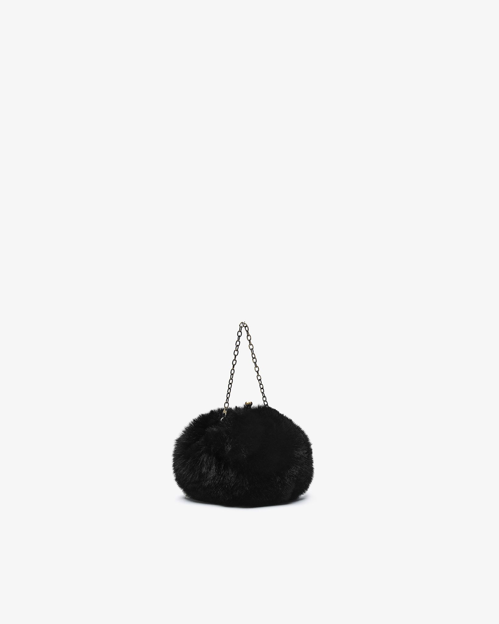Motchiri Round Fluffy Mini Bag