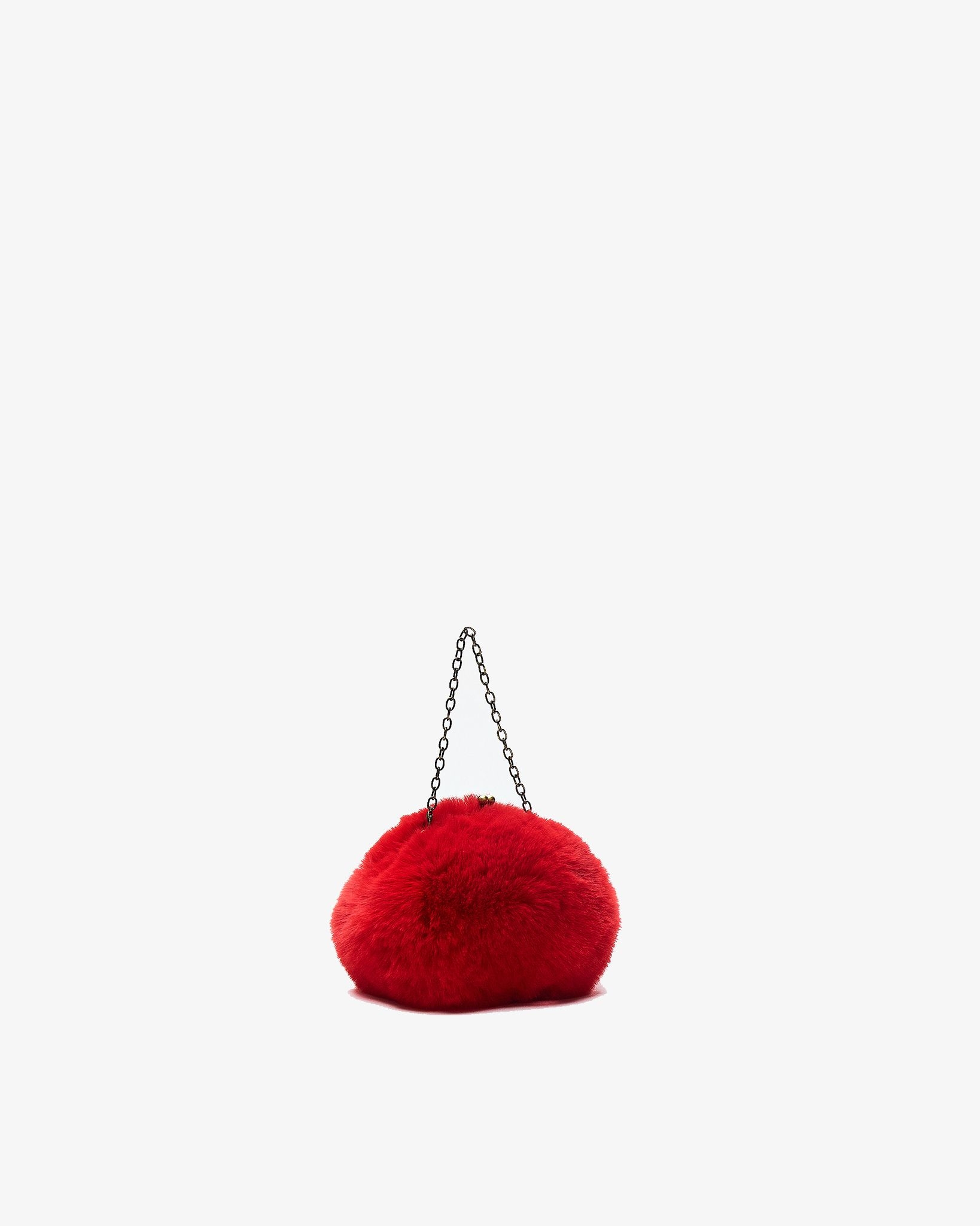 Motchiri Round Fluffy Mini Bag