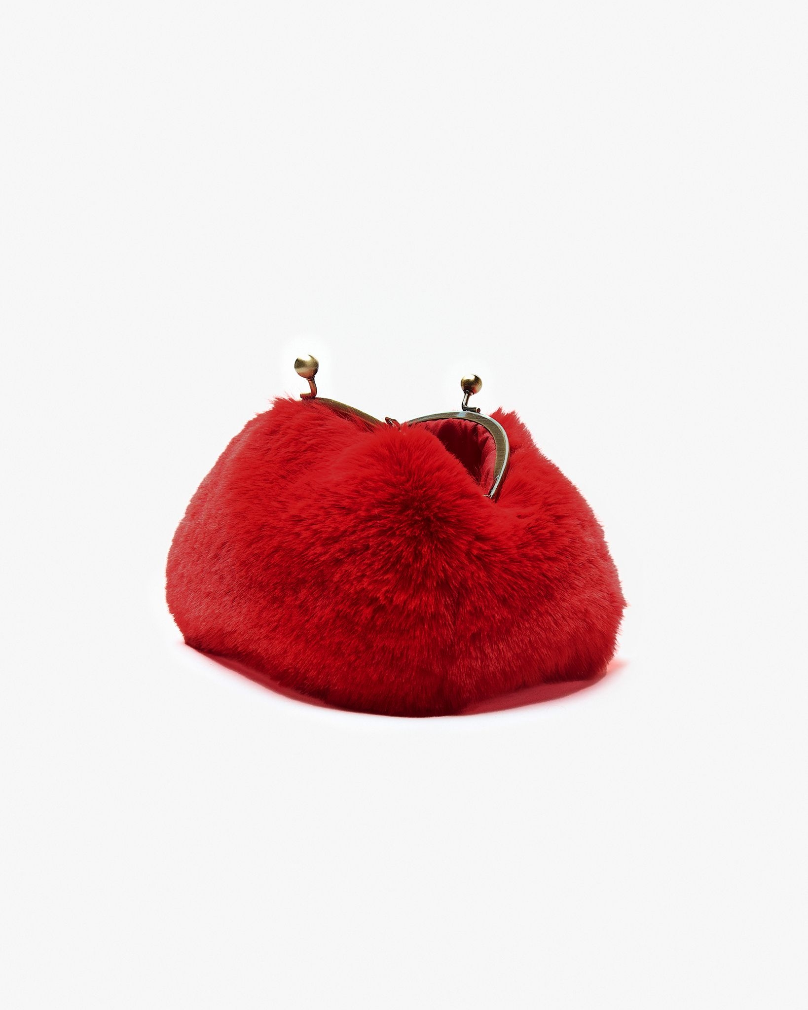 Motchiri Round Fluffy Medium Mini Bag
