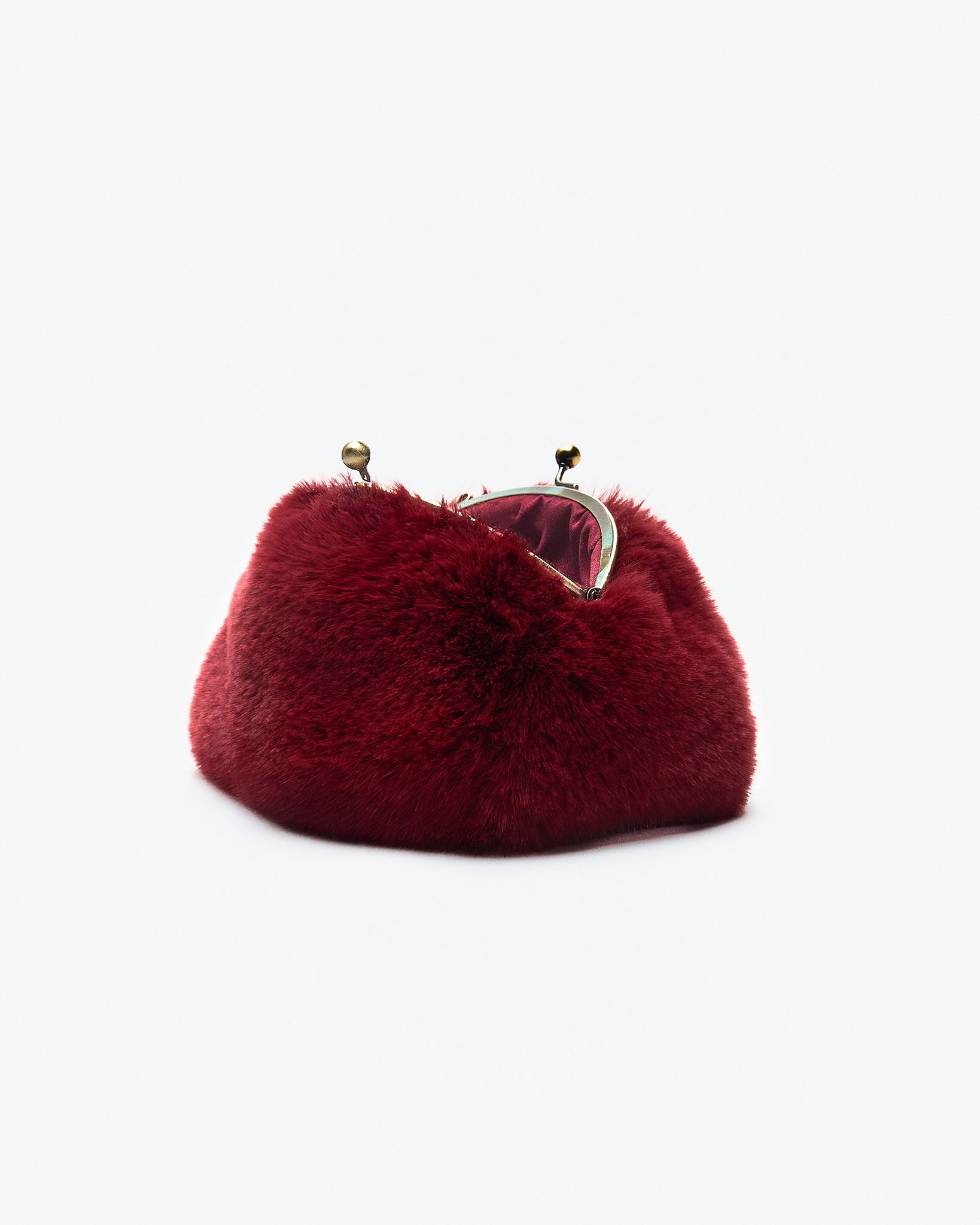 Motchiri Round Fluffy Medium Mini Bag