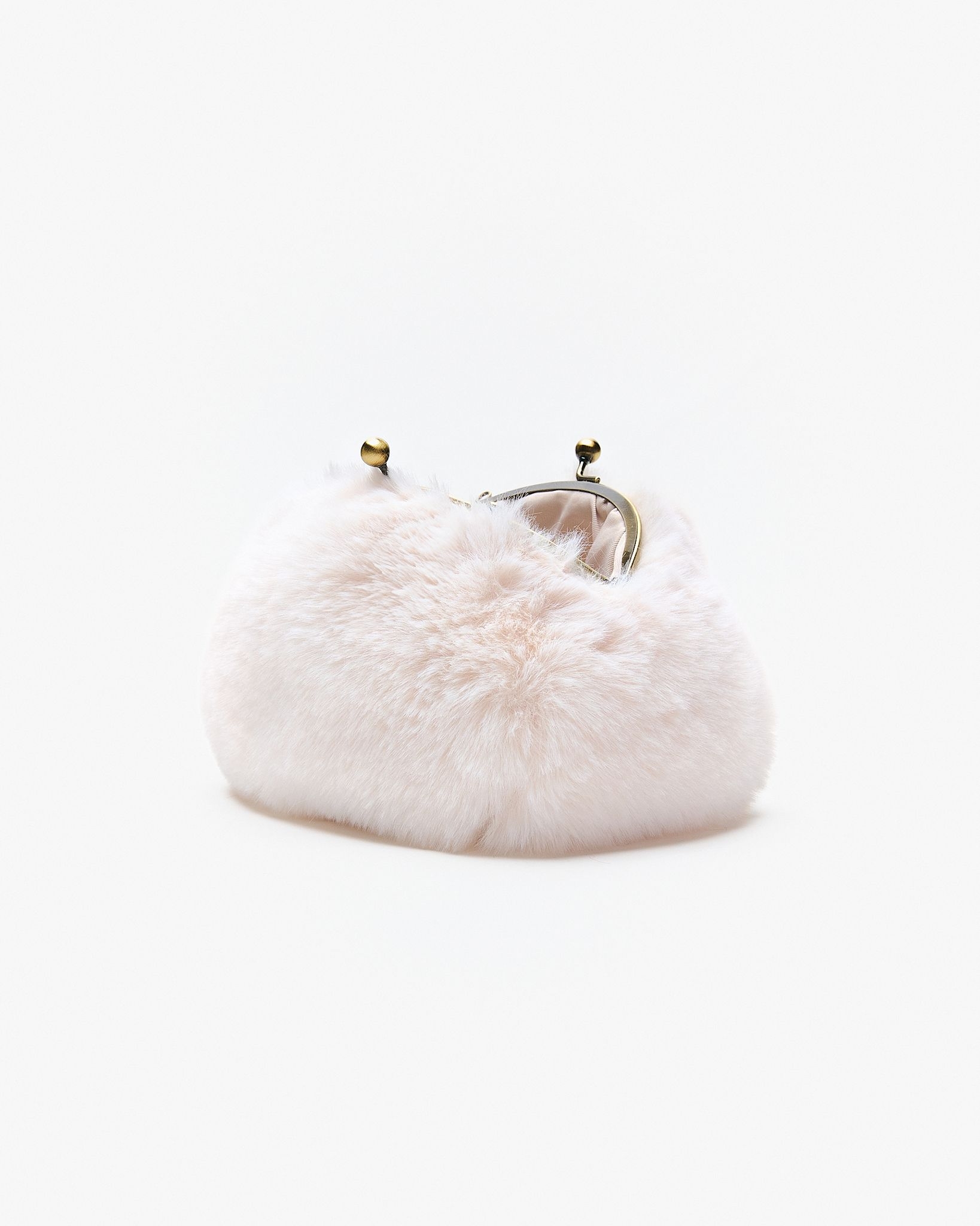 Motchiri Round Fluffy Medium Mini Bag