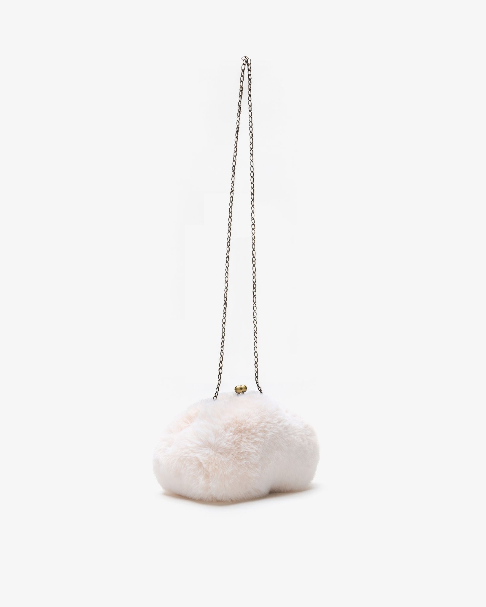 Motchiri Round Fluffy Medium Mini Bag