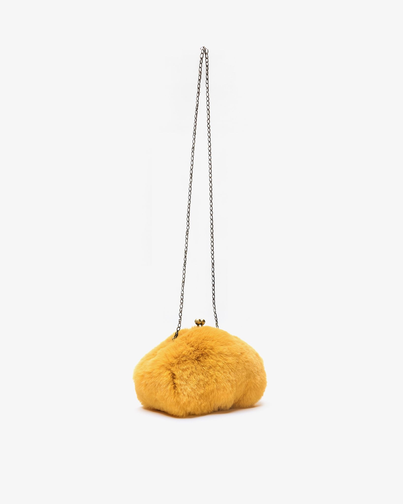 Motchiri Round Fluffy Medium Mini Bag