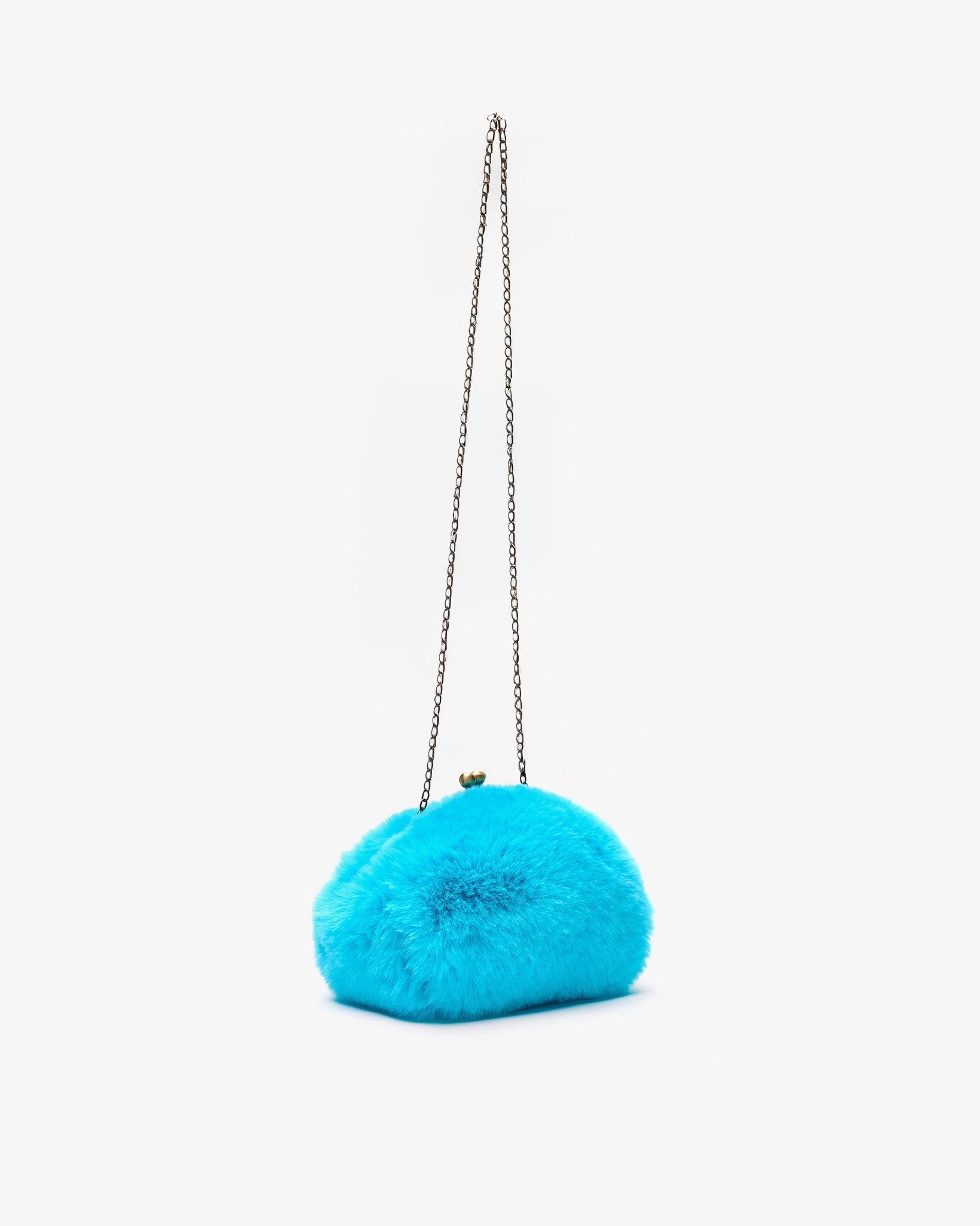 Motchiri Round Fluffy Medium Mini Bag