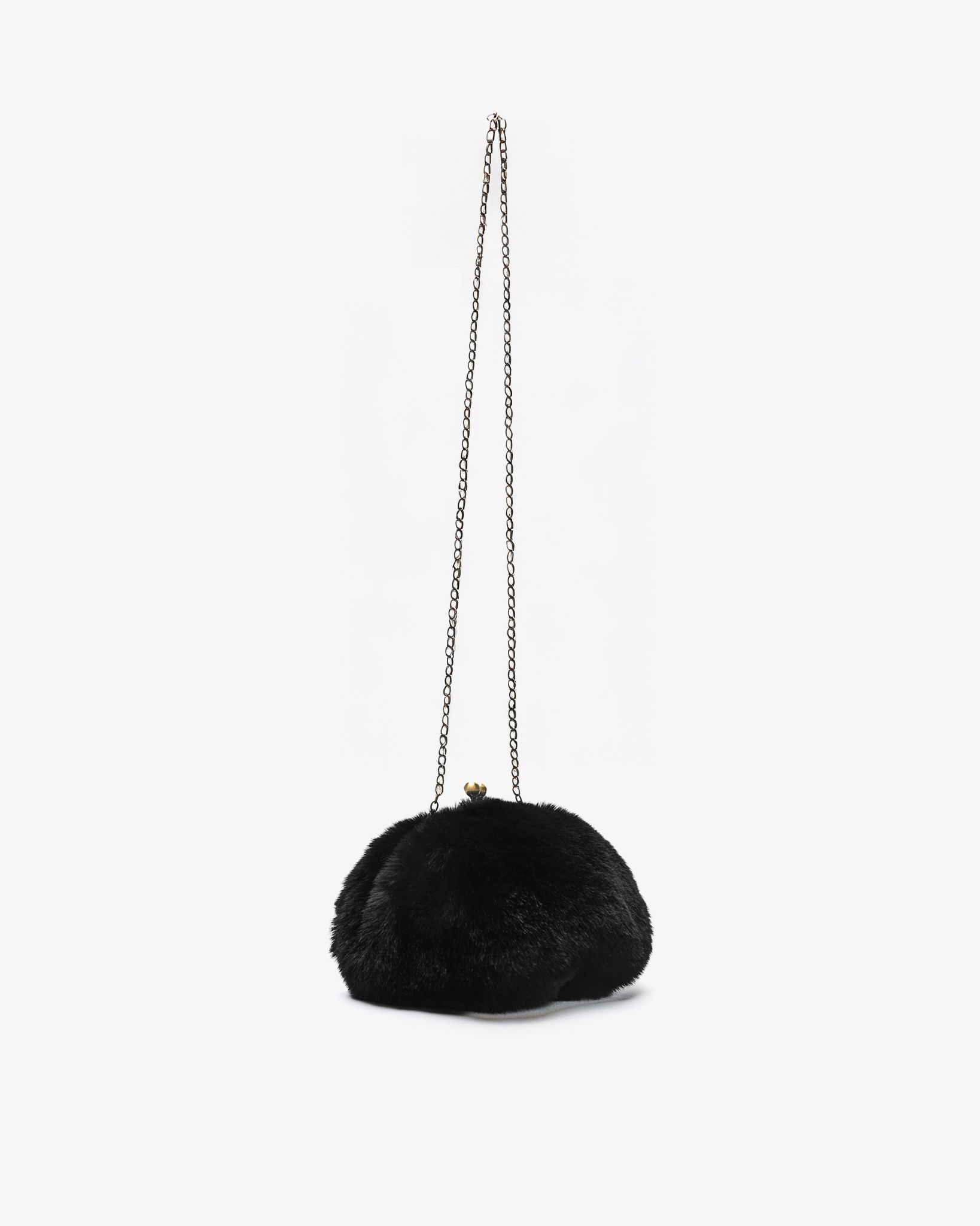 Motchiri Round Fluffy Medium Mini Bag