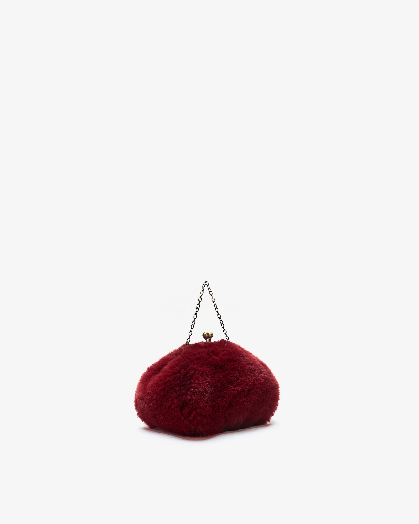 Motchiri Round Fluffy Medium Mini Bag