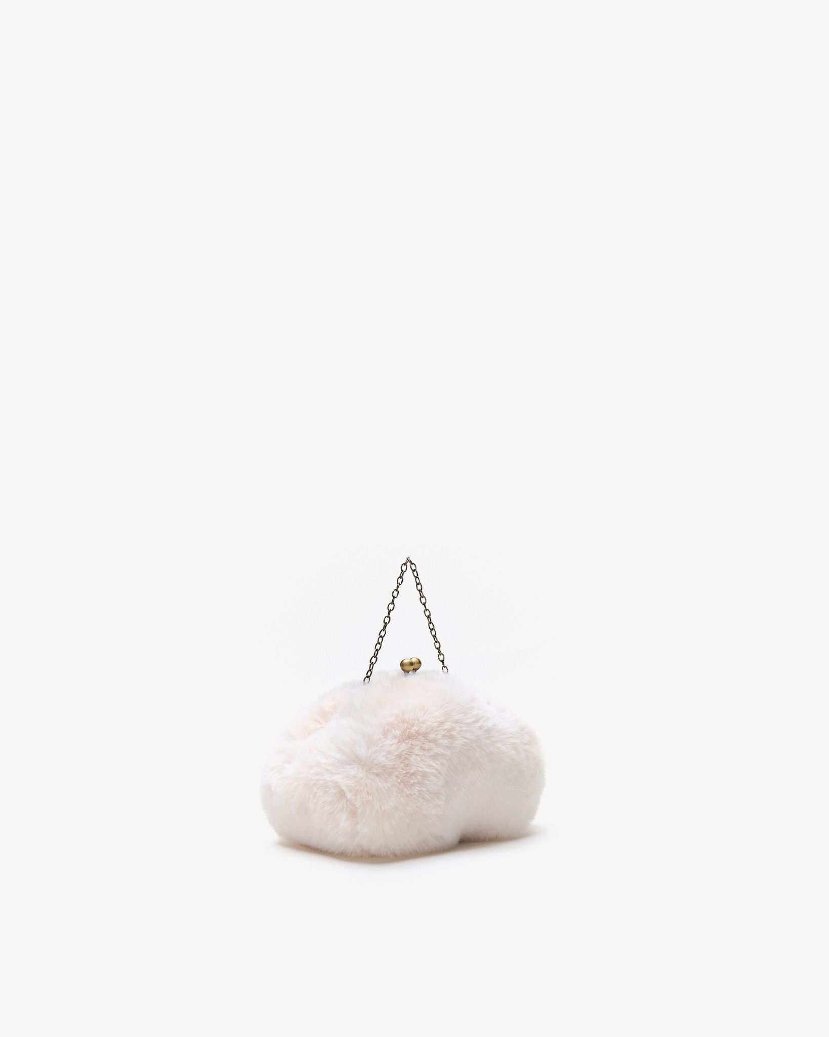 Motchiri Round Fluffy Medium Mini Bag