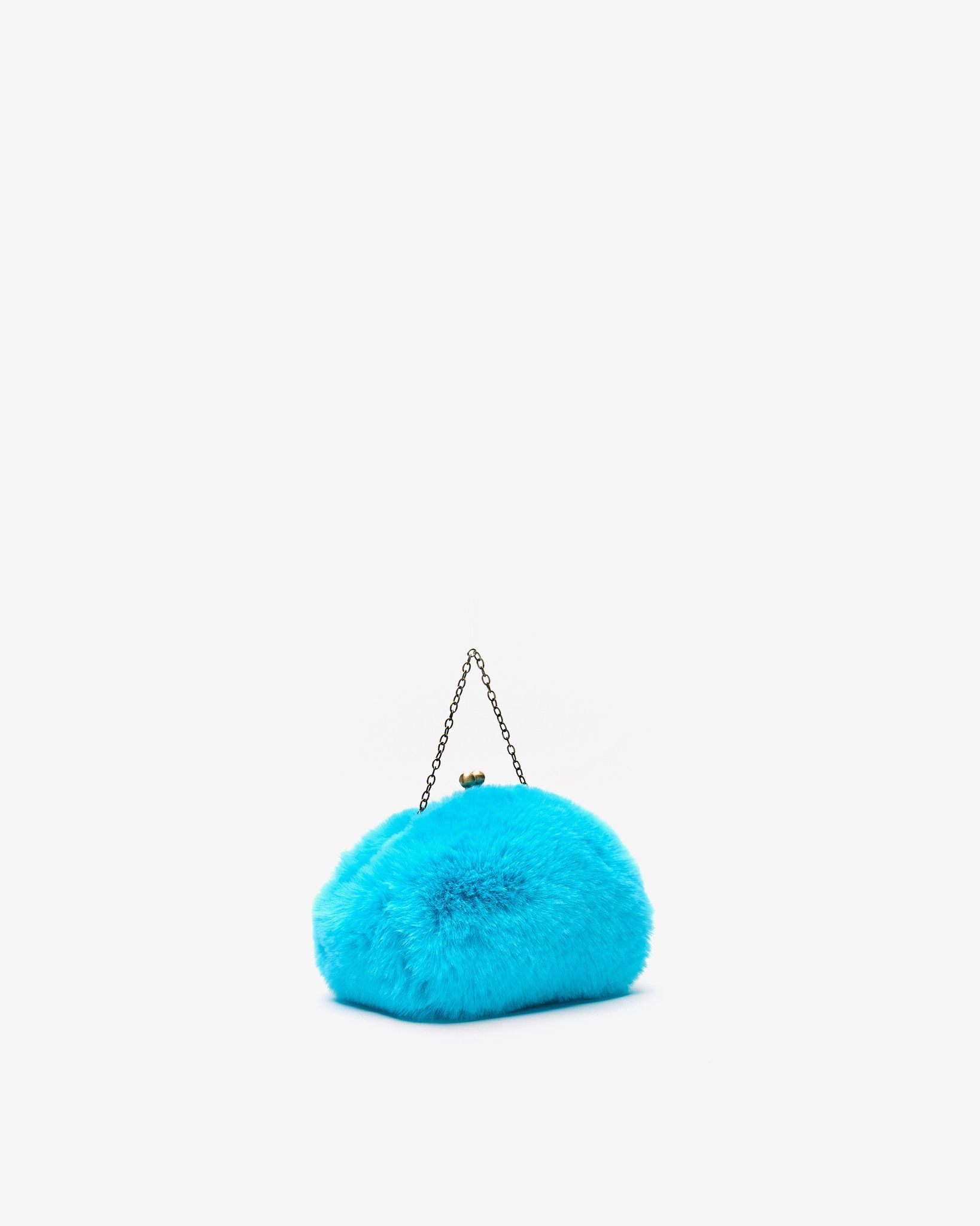 Motchiri Round Fluffy Medium Mini Bag