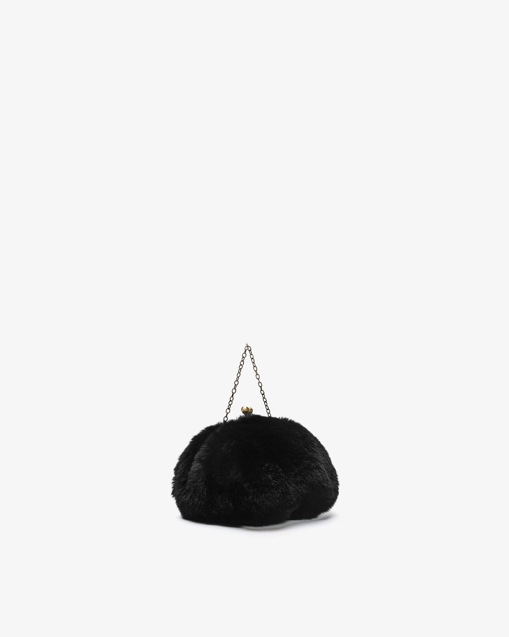 Motchiri Round Fluffy Medium Mini Bag