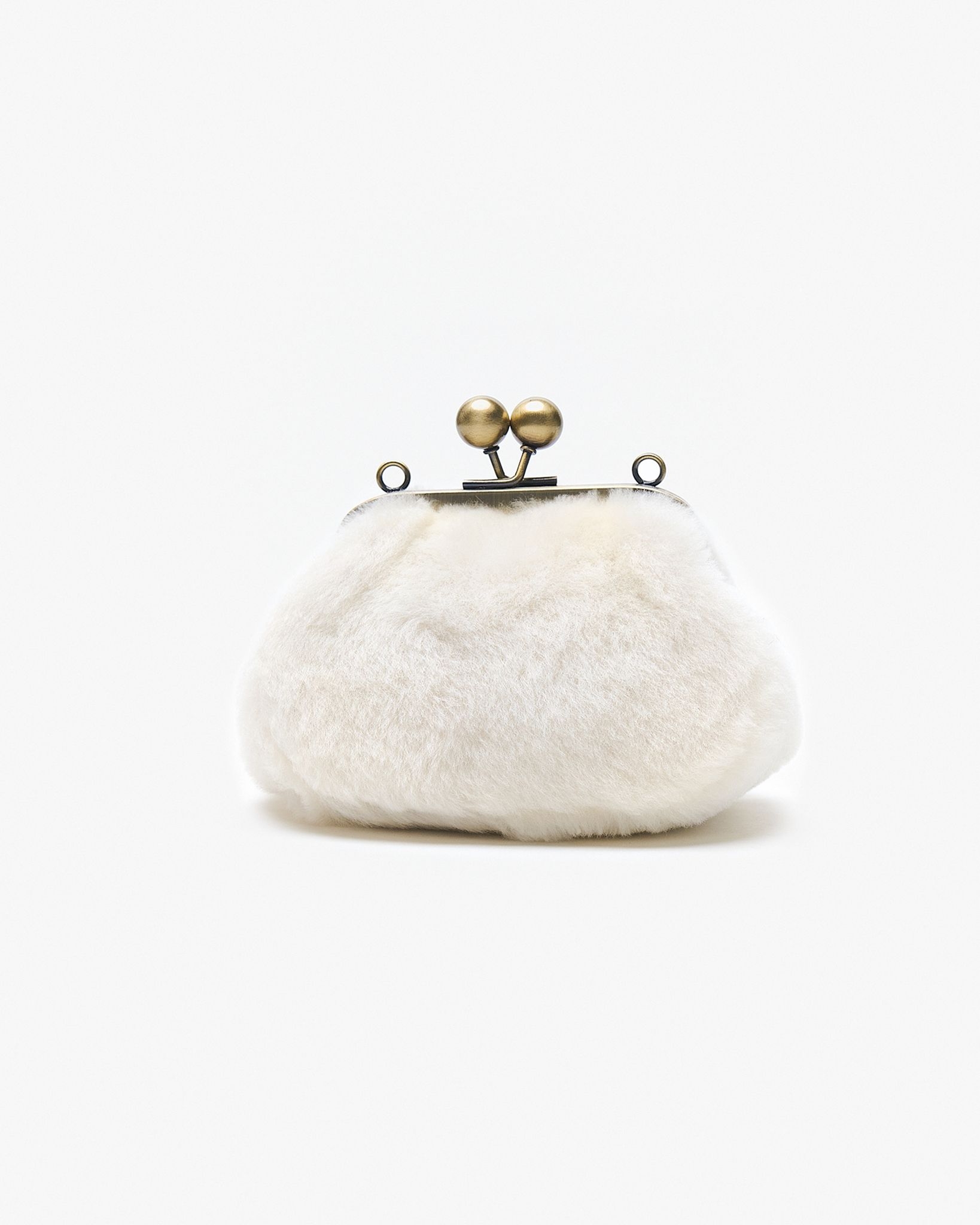 Motchiri Lamb Fur Crossbody Mini Bag